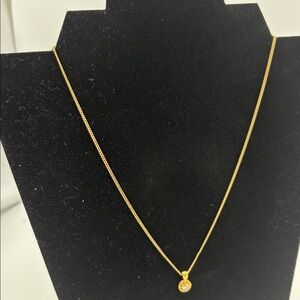 Nina Ricci Gold‎ Pendant Necklace